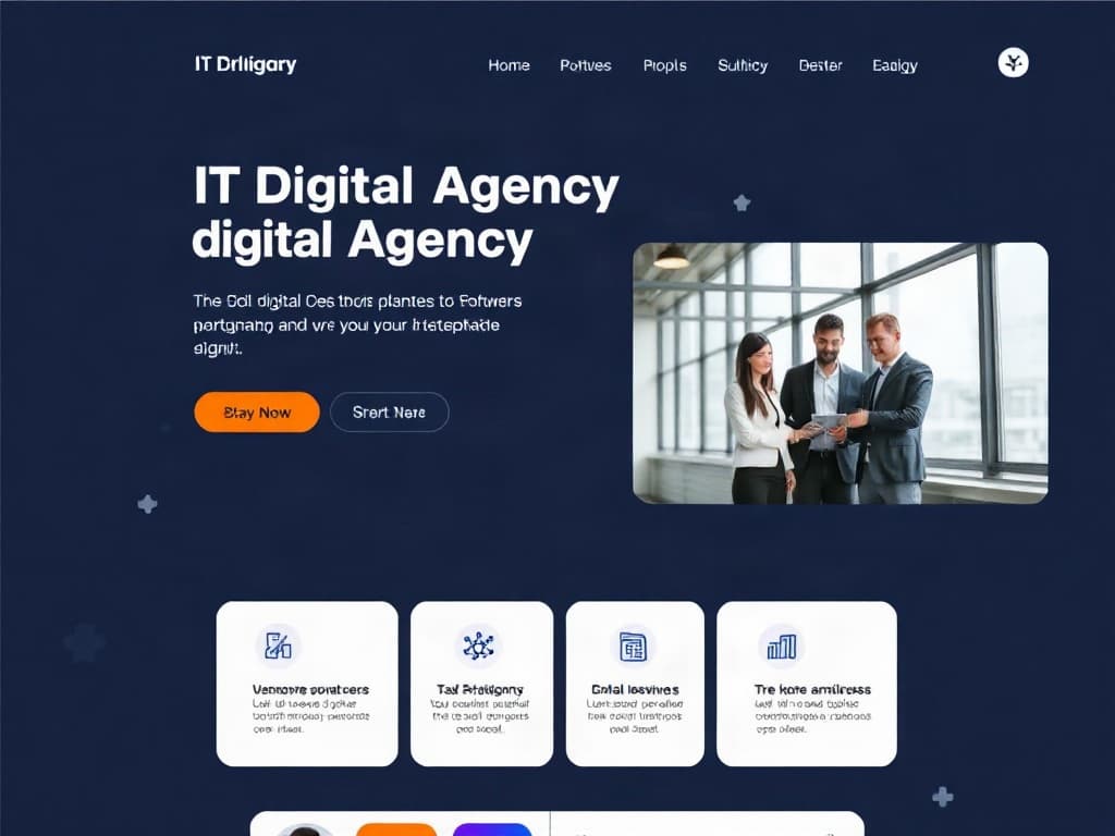 Digital Agency Portfolio Website