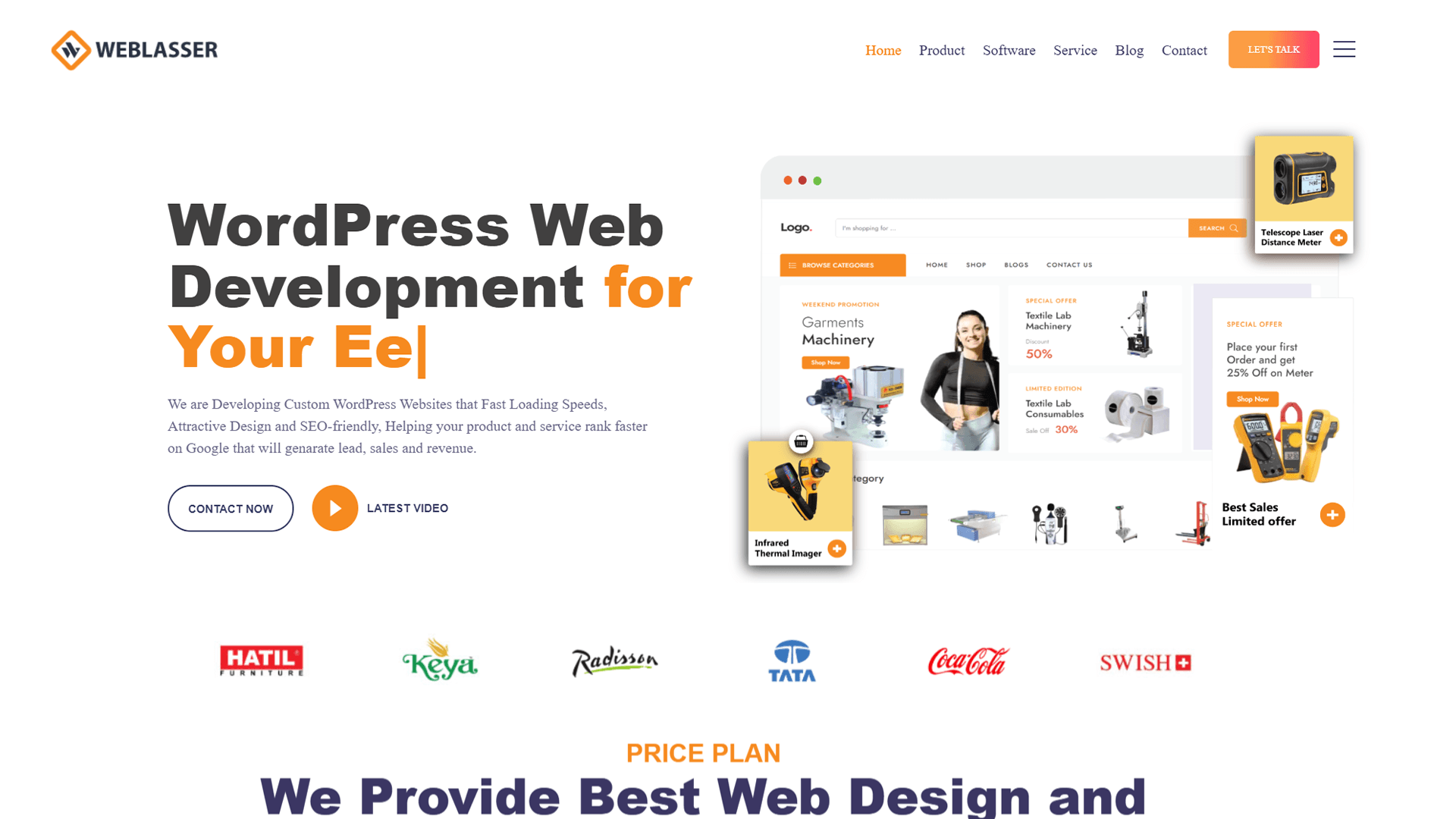 Corporate Website & Custom SaaS Solution