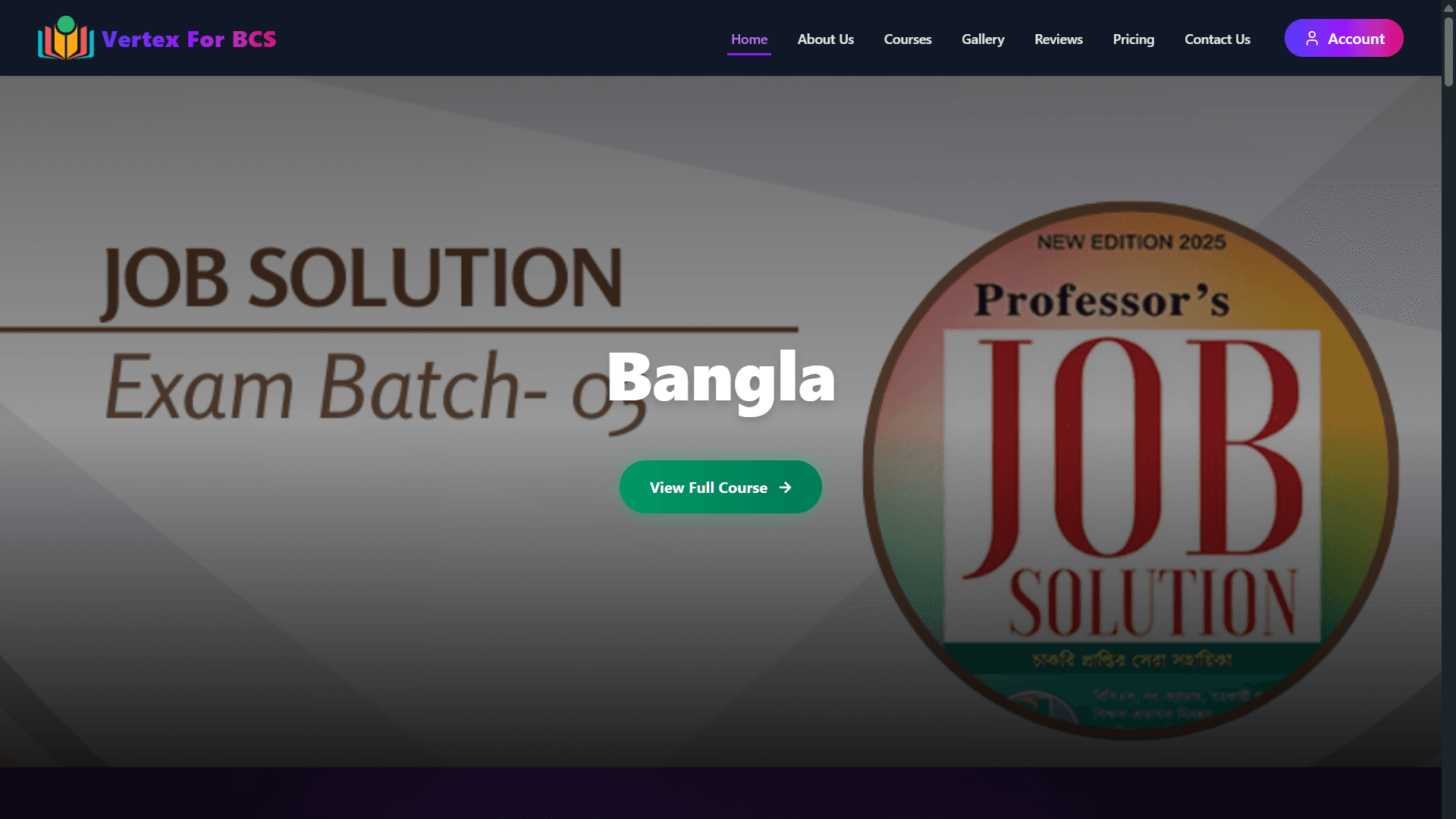 Educational Platform for BCS Candidates